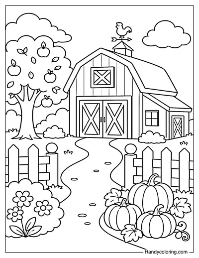September Wooden Barn Farm