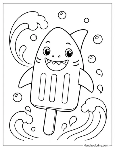 Shark Popsicle