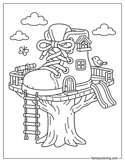 Shoe Shape Treehouse