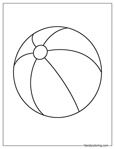Simple Beach Ball Summer