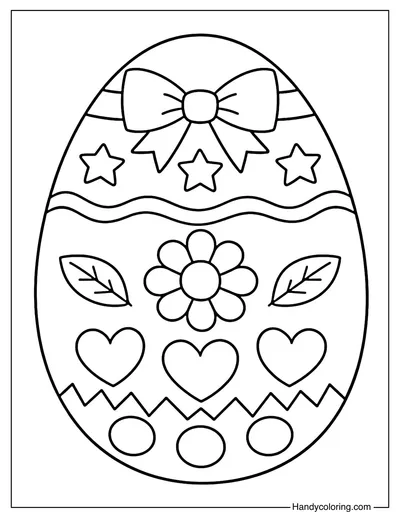 Simple Easter Egg for Toddlers