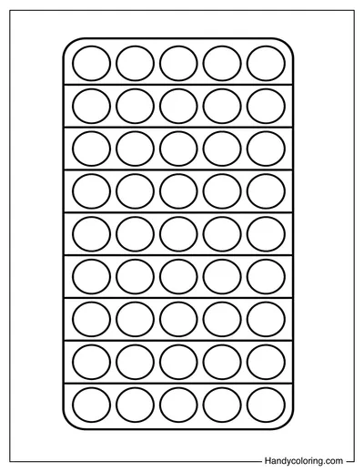 Simple Rectangle Pop It