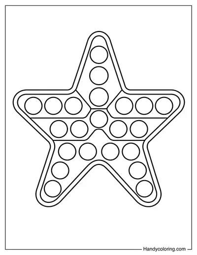 Simple Star Pop It