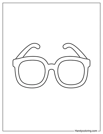 Simple Sunglasses Icon