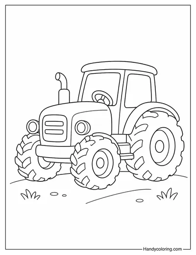 Simple Tractor Farm Vehicles