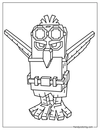 Skura Skura Plants vs Brainrots Coloring Page