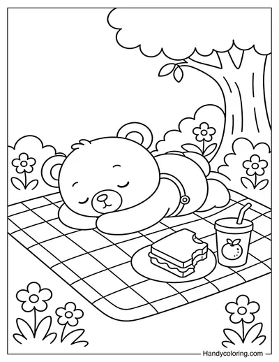 Sleepy Bear Picnic