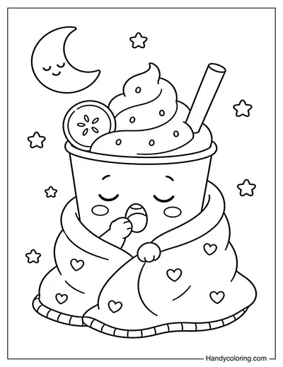 Sleepy Smoothie Cup in Blanket