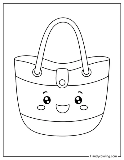 Smiling Beach Bag