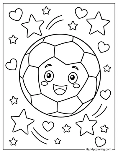 Smiling Soccer Ball