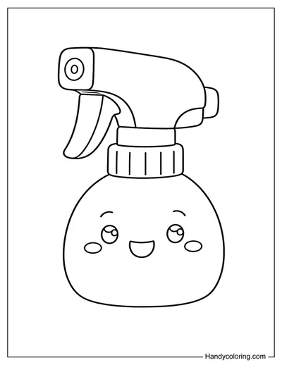Smiling Water Spray Bottle