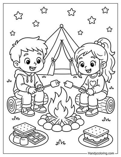 S'mores by the Campfire