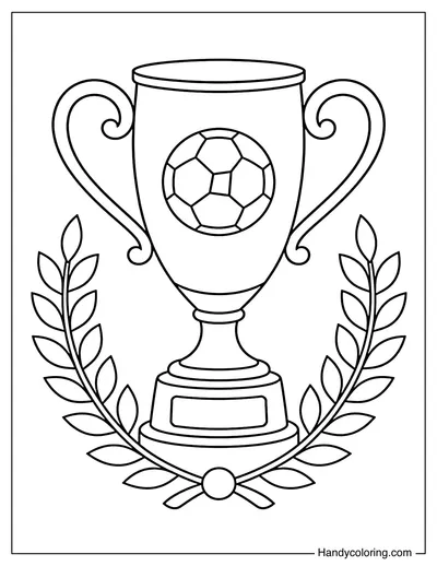 Soccer Trophy Cup