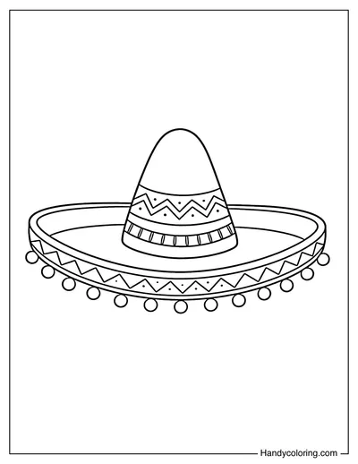 Sombrero with Tassels