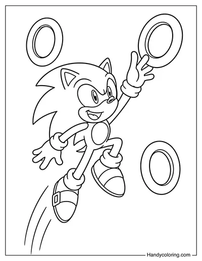 Sonic Jumping for Gold Rings