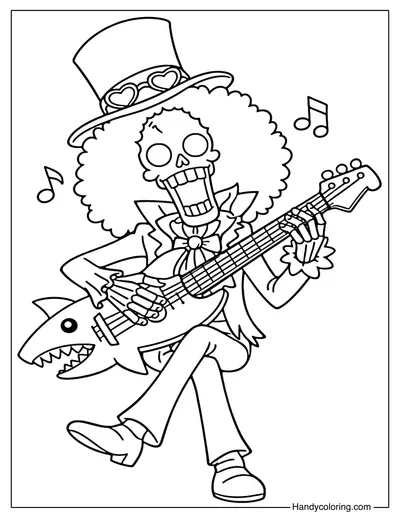 Soul King Brook Playing Guitar