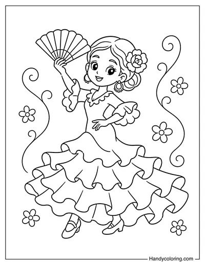 Spanish Flamenco Dancer