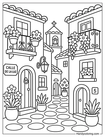 Spanish Village Street