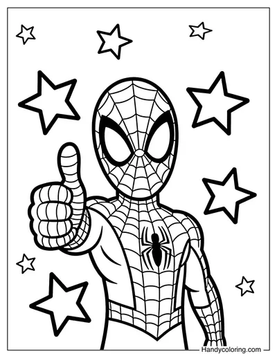 Spider-Man Giving Thumbs Up