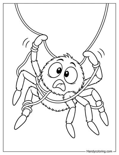Spider Tangled in Its Own Web