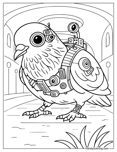 Spijuniro Golubiro Coloring Page