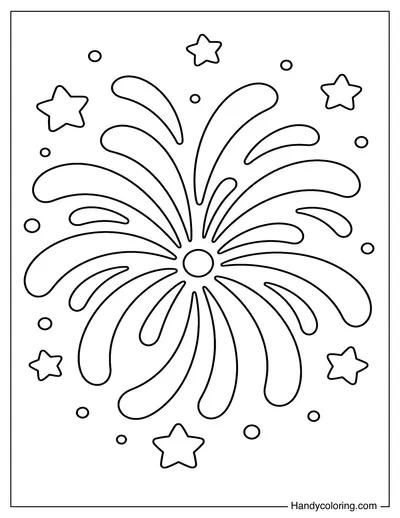 Spiral Swirl Fireworks