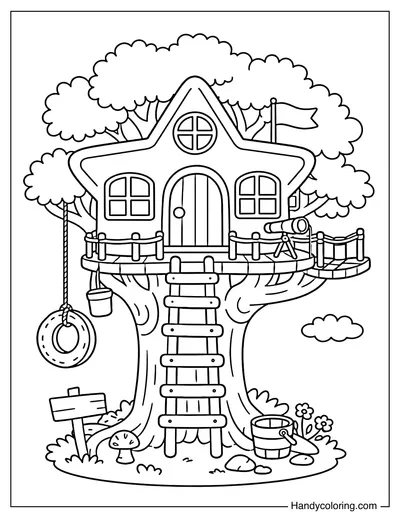 Star Shape Treehouse