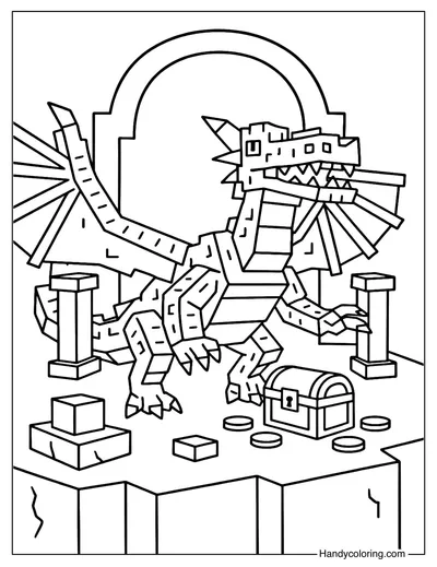 Steal a Brainrot Free Coloring Page