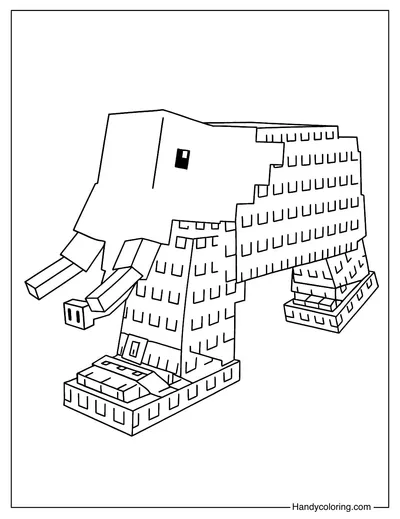 Steal a Brainrot Lirili Larila Coloring Page
