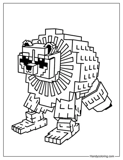 Steal a Brainrot Pipi Kiwi Coloring Page