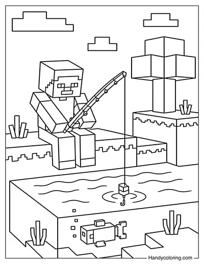 Steve Fishing by a River