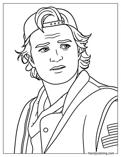 Steve Harrington in a Backward Cap