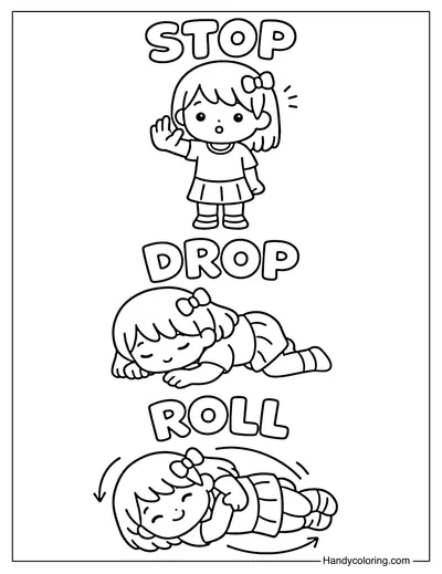 Stop Drop Roll Lesson