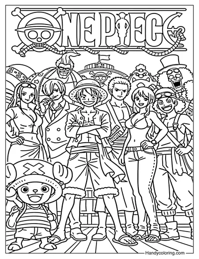Straw Hat Pirates Poster