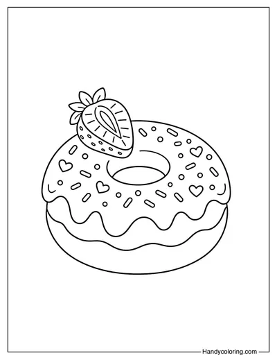 Strawberry Donut Treat
