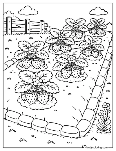 Strawberry Garden Bed