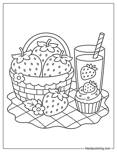Strawberry Picnic Treats