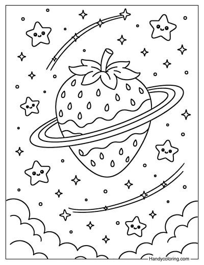 Strawberry Planet For Kids