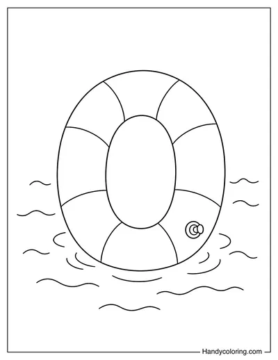 Summer Float Ring Number Zero