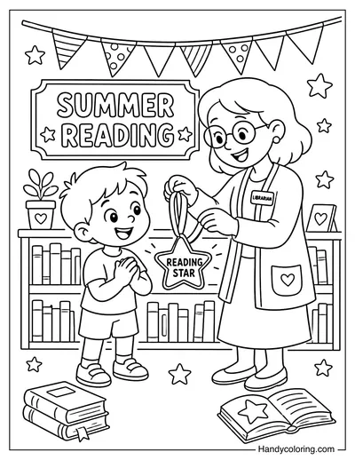 Summer Reading Reward Medal