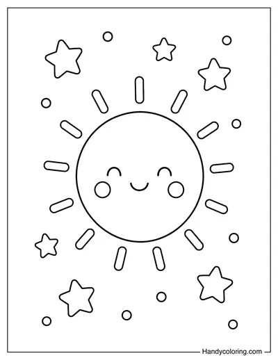 Sun with Tiny Stars