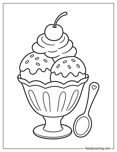 Sundae Cup with Spoon