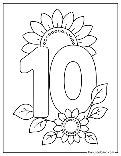 Sunflower Number Ten