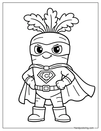 Superhero Carrot
