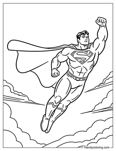 Superman Flying In The Sky