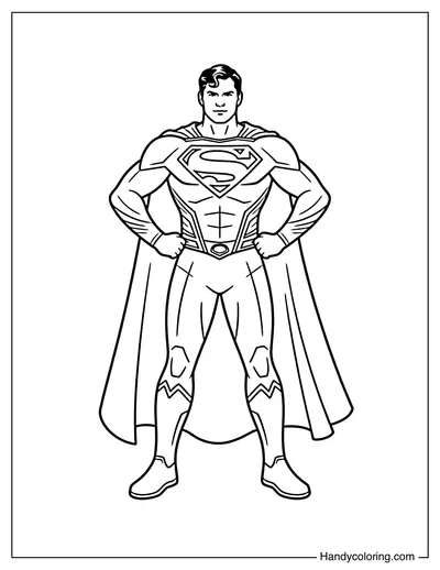 Superman Hands On Hips