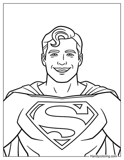 Superman Laughing Cheerfully