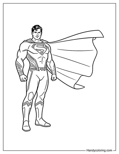 Superman With Cape