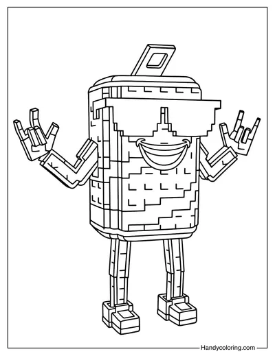 Swag Soda Steal a Brainrot Coloring Page