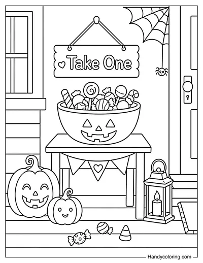 Take One Candy Bowl Porch